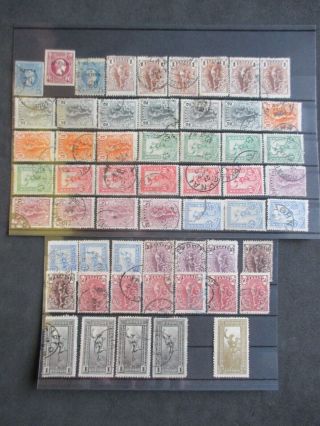 Lot [5] Greece - 1900 - 1902 - 56 Stamps - Yt 125,  159 Mh