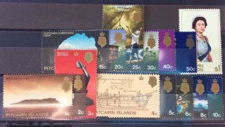 Pitcairn Islands 1969 Elizabeth Complete Set Sg 94 - 106b Never Hinged Mnh