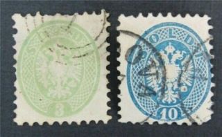 Nystamps Austrian Offices Abroad Lombardy Venetia Stamp 21.  23 $75