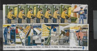 Scott 1489 - 98 Us Stamp Postal Service 16 X 8 Cent Mnh