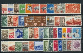 Switzerland.  Selection Of Very Fine Stamps,  All Mnh (ap0098)