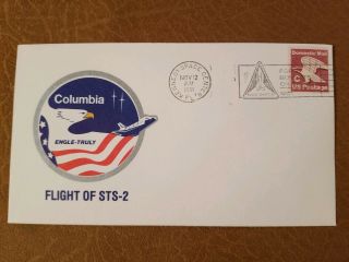 Us Stamps Space Shuttle Columbia 1981 Sts - 2 Nasa Commemorative Event Cover