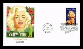 Dr Jim Stamps Us Marilyn Monroe Final Years Hollywood Legend First Day Cover