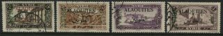 Alaouites 1925 Airmails Overprinted Avion 2 Piastres To 10 Piastres