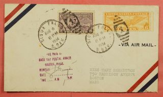 Dr Who 1934 Airmail Special Delivery Sioux Falls Sd South Dakota 56954