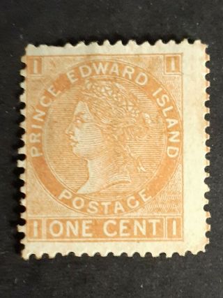 Prince Edward Island Old Mh 1d Stamp As Per Photo.  Very