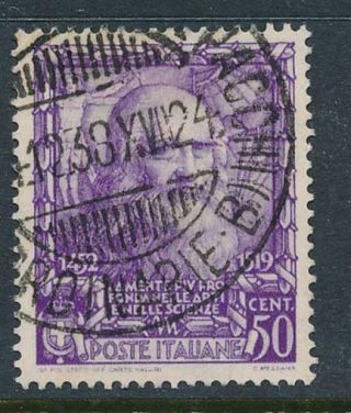 D259626 Italy Vfu Sc.  404 Leonardo Da Vinci 50 C.