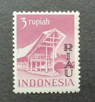 Early Riau Surcharge 3 Rupiah Vf Mnh Indonesia IndonesiË 272.  34 0.  99$