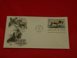 Us - Fdc Wildlife Conservation/bighorn Sheep - 8 Cent Sep.  20,  1972s 1467 Unaddressed