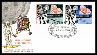 Mayfairstamps Samoa 1969 Moon Landing Commemorative First Day Cover Wwb55775