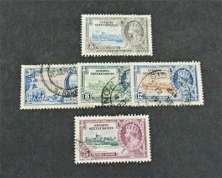 Nystamps British Southern Rhodesia Straits Settlements Stamp 213 - 216 35 $25