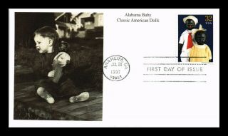 Dr Jim Stamps Us Alabama Baby Classic American Dolls First Day Cover