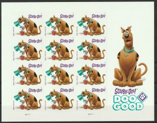 Mnh - 5299 - Cartoon Character Scooby - Doo (year 2018) - Pane Of 12 Stamps