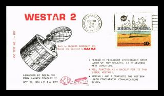 Dr Jim Stamps Us Westar 2 Launch Event Cover Kennedy Space Center 1974