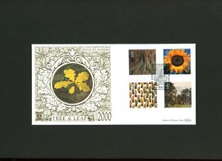 2000 Tree & Leaf Foresty For Sctoland Benham Gold 500 Series Official Fdc