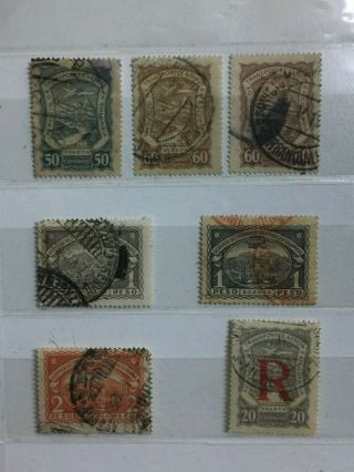 Colombia - Scadta Old Airmail Stamps / Aviation - Airplane