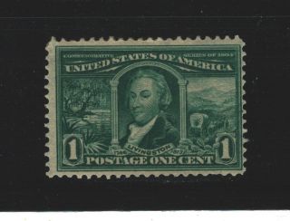 1 Cent Louisiana Purchase Exposition Issue Sc 323 Mhog Green 1904 (lot - K551)