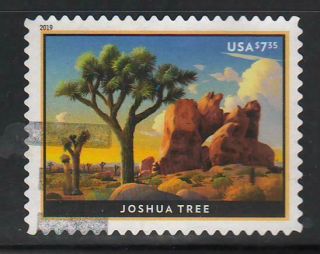 Joshua Tree,  2019,  Sc 5347,  $7.  35 Priority Mail,  And Off Paper