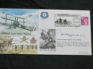 Rafa Cover 1996 Great War Series - Arras & Vimy Ridge 1917 Signed.