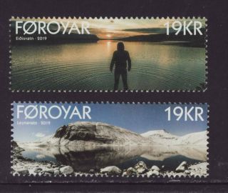 Faroe Islands 2019 Mnh - Leynavatn & Eidisvatn - Tourism - Set Of 2 Stamps