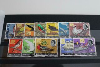 Pitcairn 1967 Sg69 - 81 Birds Thematic Set Fine