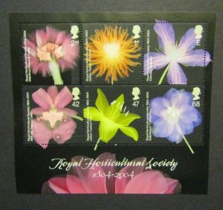 2004 Gb - Royal Horticultural Society Mini Sheet Mnh - Ms 2462