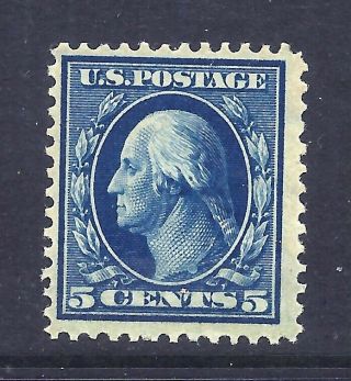 Us Stamps - 335 - Mh - 5 Cent Washington Issue - Cv $45