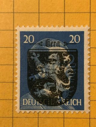 Germany (gera) 1945 Post Wwii - Local Issue 20 Rpf.  Mnh /s2