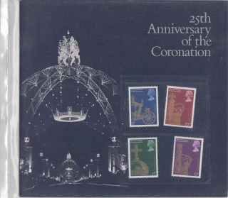 Gb 1978 25th.  Anniversary Of The Coronation Souvenir Booklet. ,  Stamps