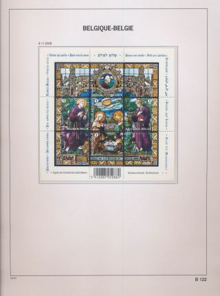 Xb68817 Belgium 2008 Religious Art Good Sheet Mnh Fv 4,  75 Eur
