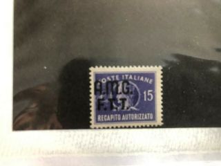 Italy Trieste Stamp Scott Ey3 Mhog Scv 80.  00 Bb6035