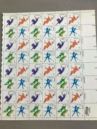Us Postage Stamps 1 Sheet Scott 1749 - 52 Usa Dance 13 Cent Mnh