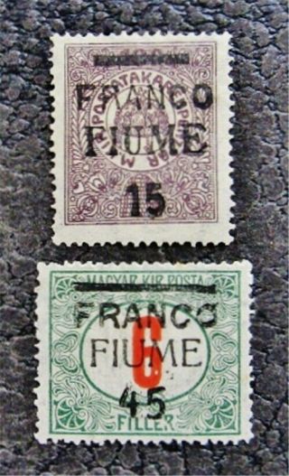 Nystamps Italy Fiume Stamp 24 26 Og H $48