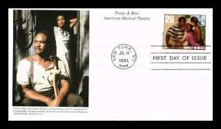 Dr Jim Stamps Us Porgy Bess Musical Theatre Broadway Fdc Cover York