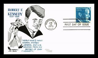 Dr Jim Stamps Us Robert Kennedy First Day Cover John Stampone Cachet
