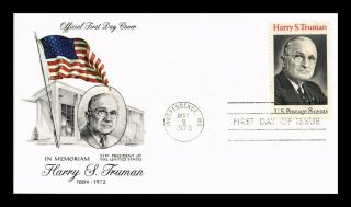 Dr Jim Stamps Us Harry S Truman President First Day Cover Independence Missouri