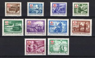 Two In One - Hungary 1973 - 1985.  Colorful Porto Postage Due,  2 Sets Mnh