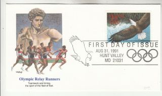 2542 $14 Eagle In Flight First Day Cover