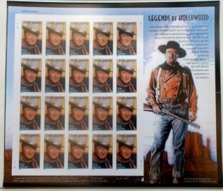 Buffalo Stamps: Scott 3876 Legends Of Hollywood Souvenir Sheet