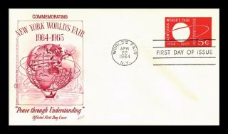 Us Covers York Worlds Fair Postal Stationery Fdc Fleetwood Cachet
