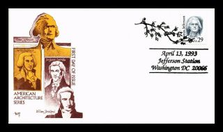 Dr Jim Stamps Us Thomas Jefferson 29c Fdc Marg Cover Washington Dc