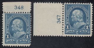 Tdstamps: Us Stamps Scott 264 (2) 1c Linclon H Og,  2 P Single