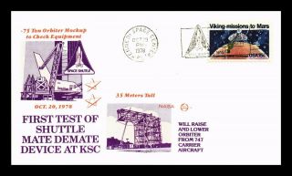 Us Cover First Test Of Space Shuttle Mate Demate Device At Ksc 1978
