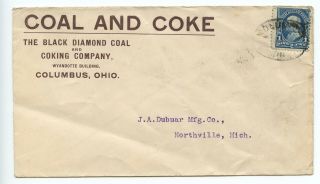 Usa Advertising Commercial Cover Coal And Coke Columbus Ohio Black Diamond Coal