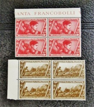 Nystamps Italy Stamp 290 293 Og Nh $48