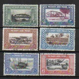 Anglo - Egyptian Issues Group Of 6 Good Looking Sound Collectable Stamps V.  F.