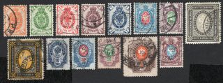 Russia 1902 Group Of Stamps Zagor 66 - 74,  76 - 78,  80,  81 Cv=22$