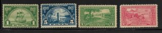 U.  S - 1924,  25 - - 4 Stamps,  See Scan - Scott 614,  616,  617,  618