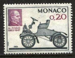 [mo0545] Monaco 1963 Centenary Of The Birth Of Henry Ford Mnh