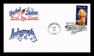 Dr Jim Stamps Us Marilyn Monroe Hollywood Legend First Day Cover